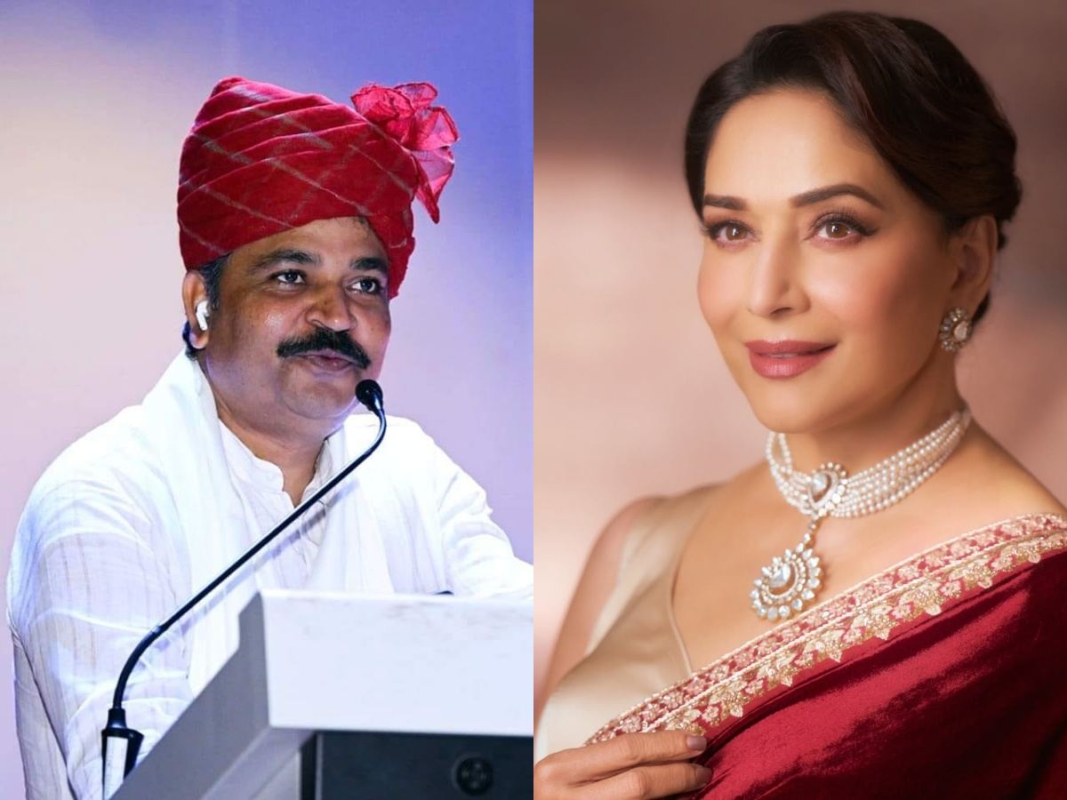 Congress leader Tikaram Jully Insults Madhuri Dixit