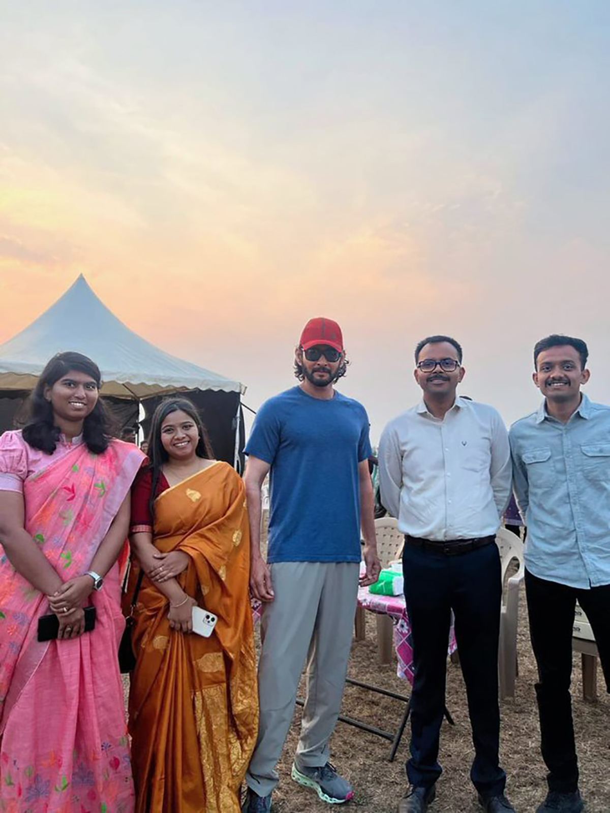 Viral: 1st Look Of Mahesh Babu From Rajamouli Set