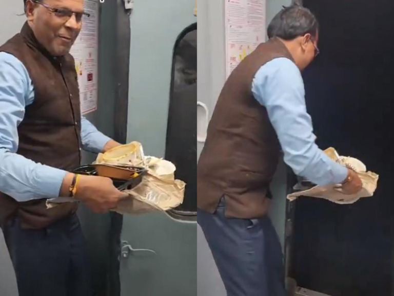 Viral Video: Train Worker’s Dirty Act Exposed