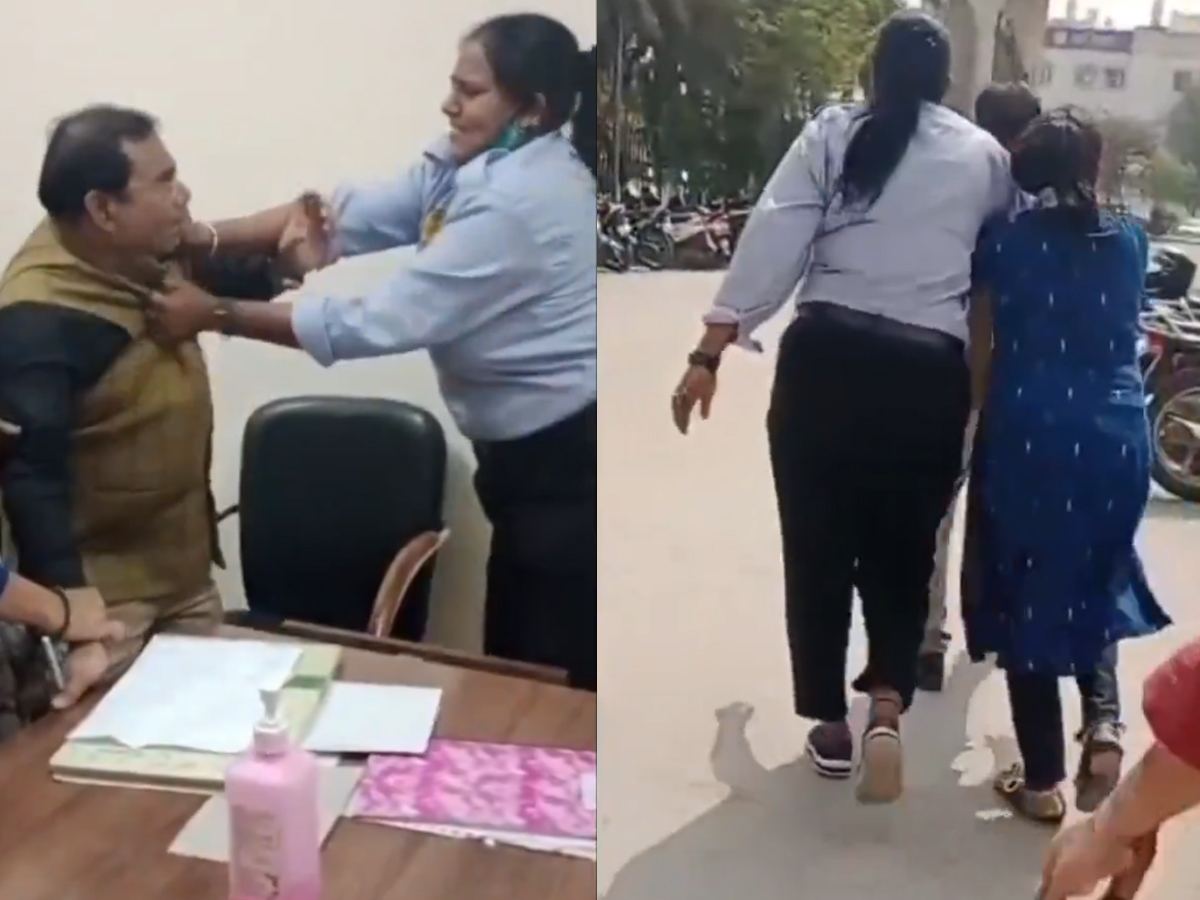 Women Beat Up Senior Doctor in Public