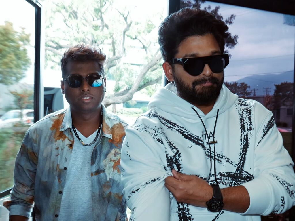 Allu Arjun new movie, Atlee Allu Arjun project, Allu Atlee film, AA22 Atlee, Allu Arjun Sun Pictures, Atlee creature movie, Allu Arjun 3D film, Allu Arjun VFX, Allu Arjun birthday film, AA22 teaser, Atlee next movie, Allu Atlee Los Angeles shoot
