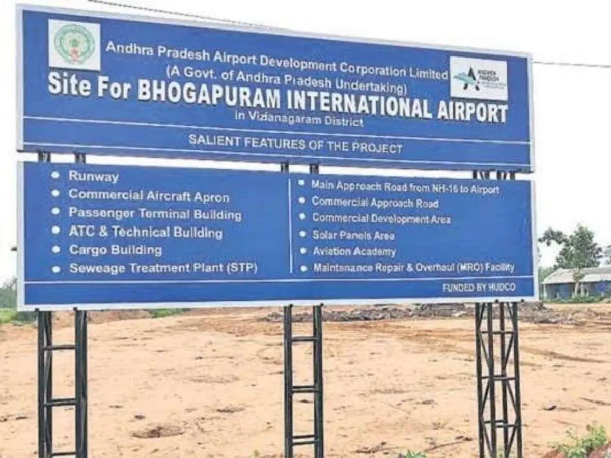 Bhogapuram Airport Available in 15 Months?