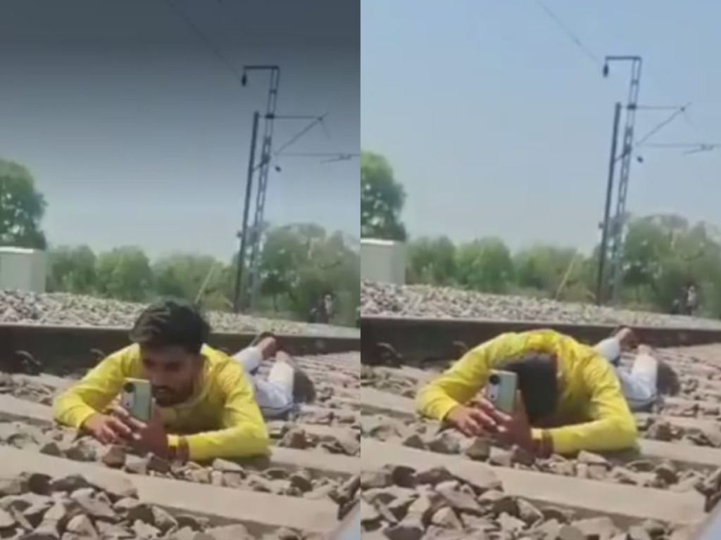 Man Runs Over by Train for Viral Stunt