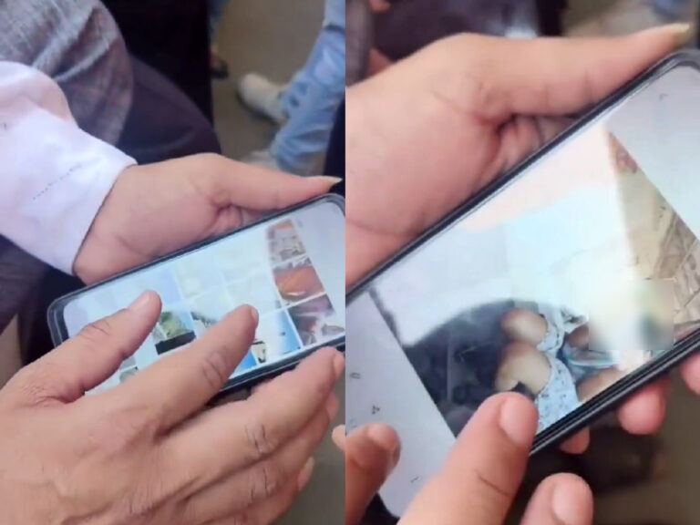 Man’s Creepy Act in Temple