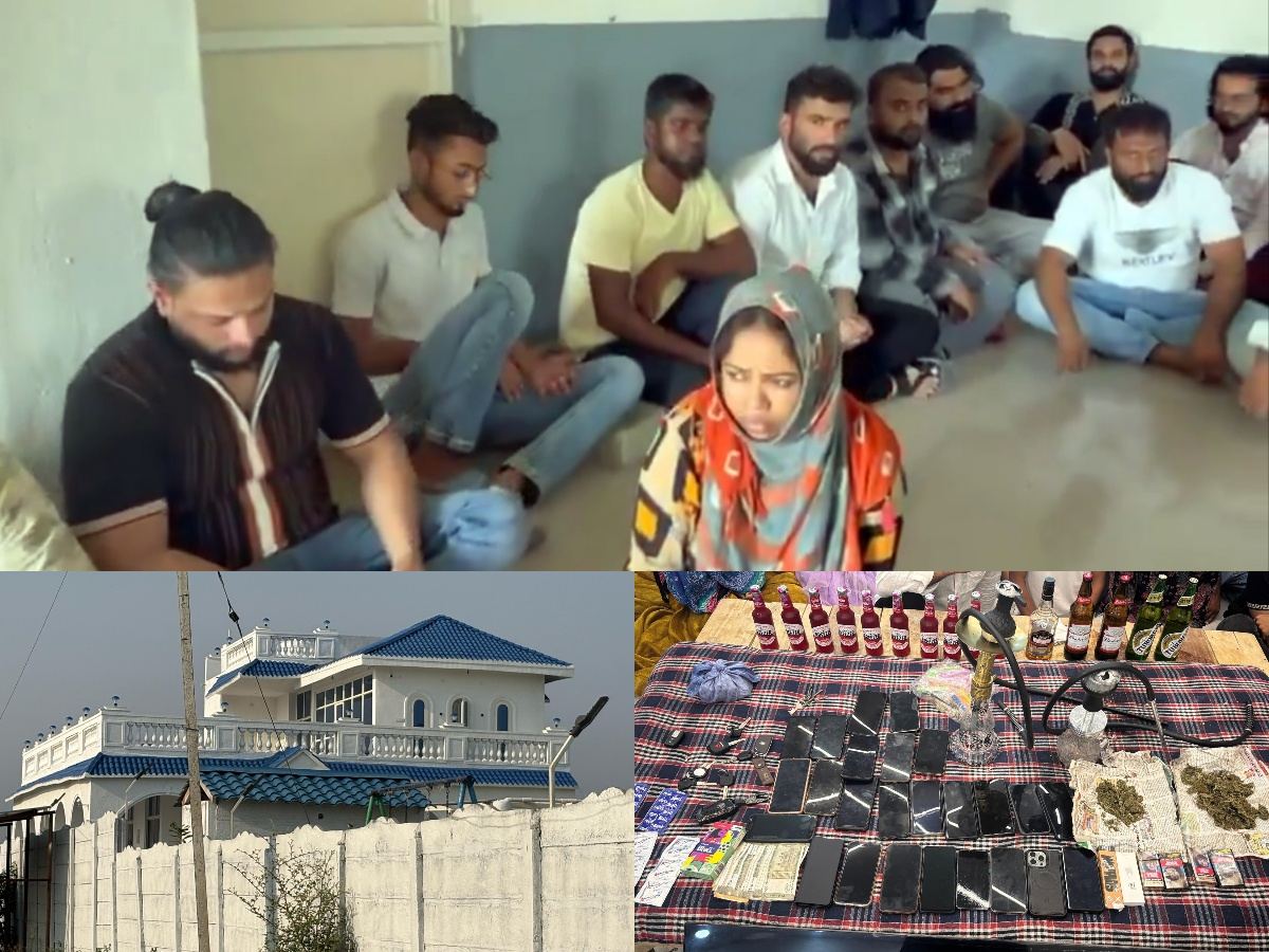 mujra-party-busted-at-moinabad-farmhouse-14-youths-arrested