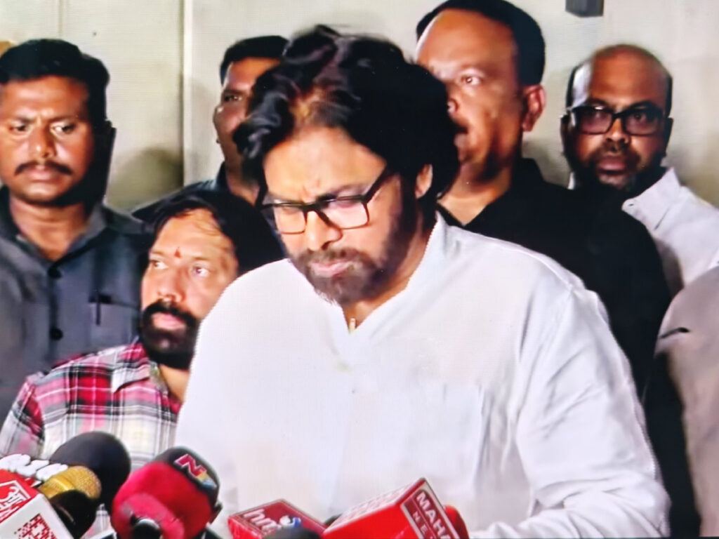 Pawan Kalyan on Mark Shankar Health