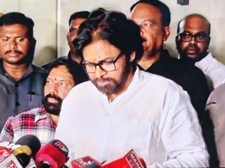 Pawan Kalyan on Mark Shankar Health
