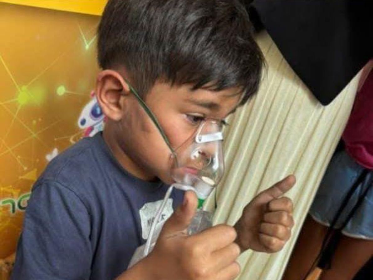 Pawan Kalyan Son Mark Shankar Viral Pic