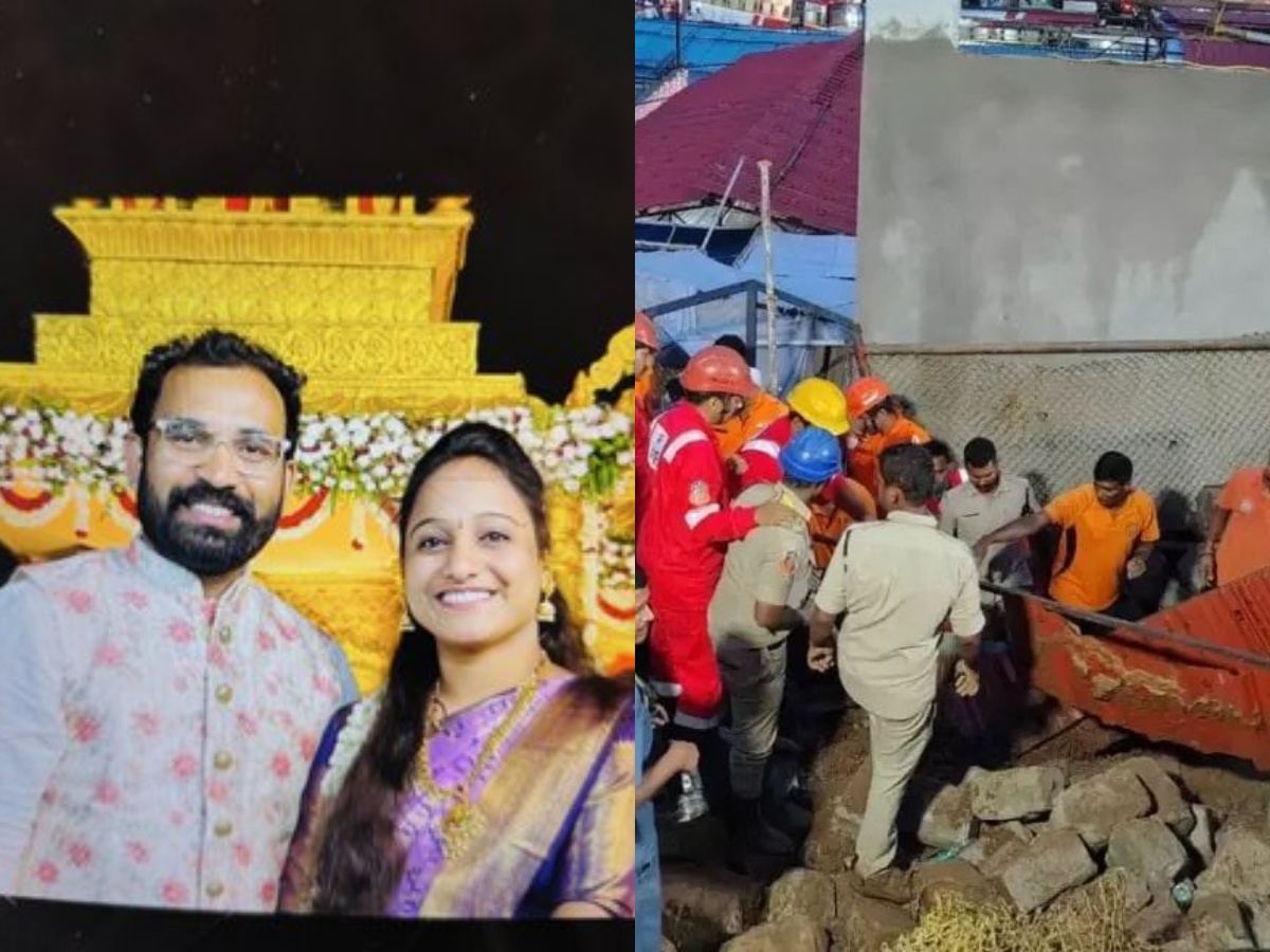 Simhachalam Wall Collapse: Techie Couple Die
