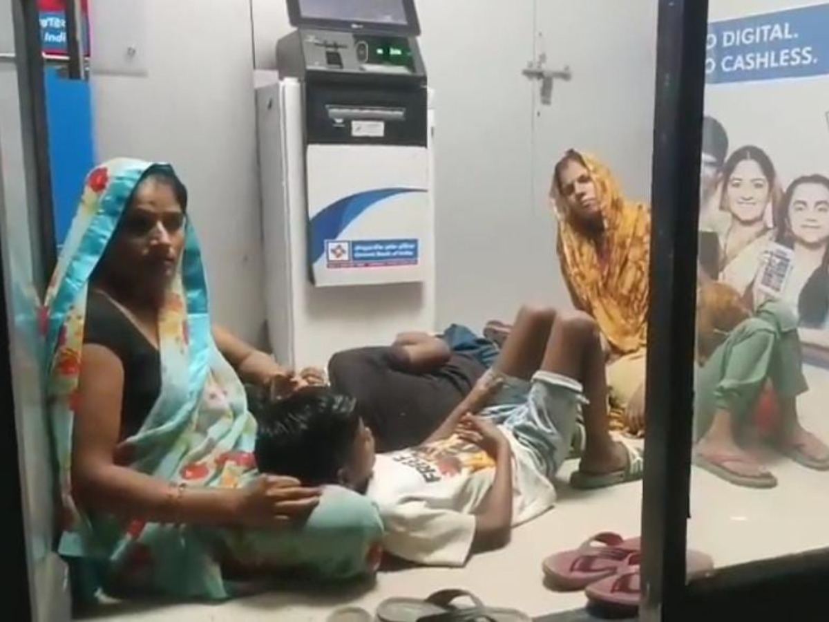 ATM Becomes Family Bedroom