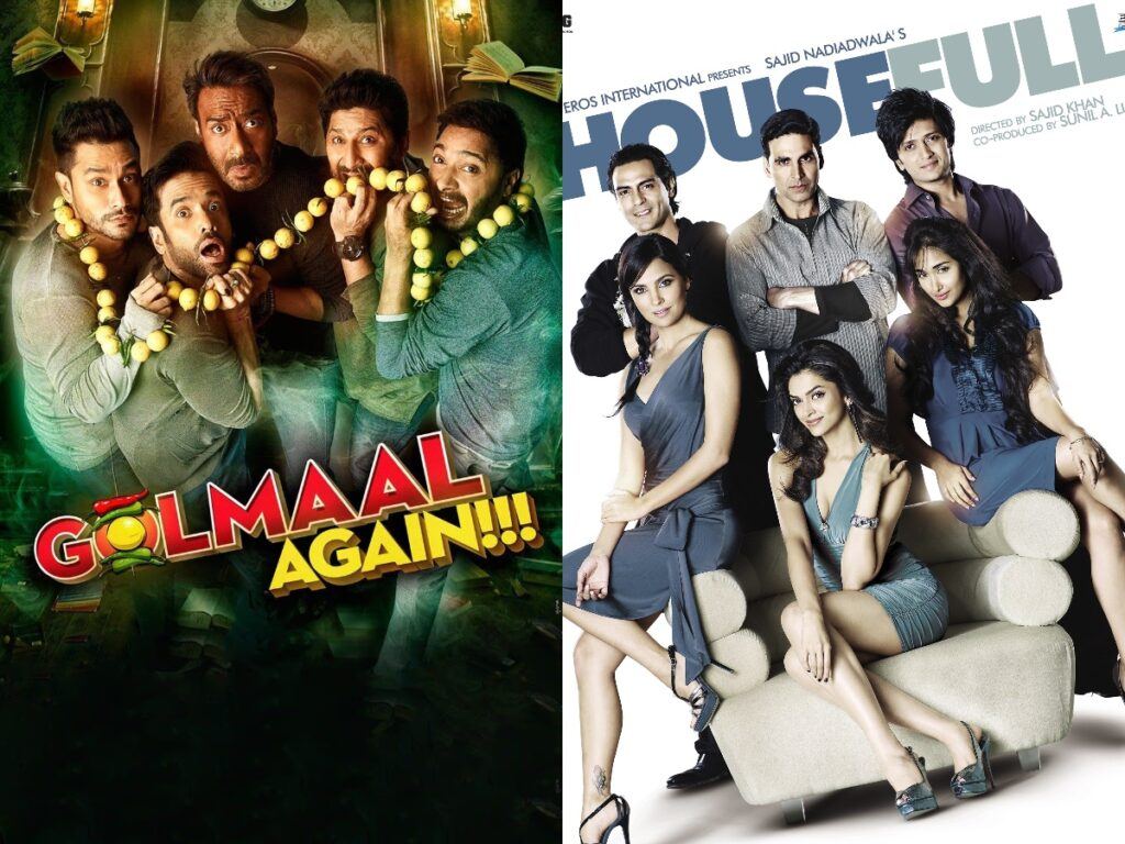 Biggest Comedy Franchise Golmaal or Housefull