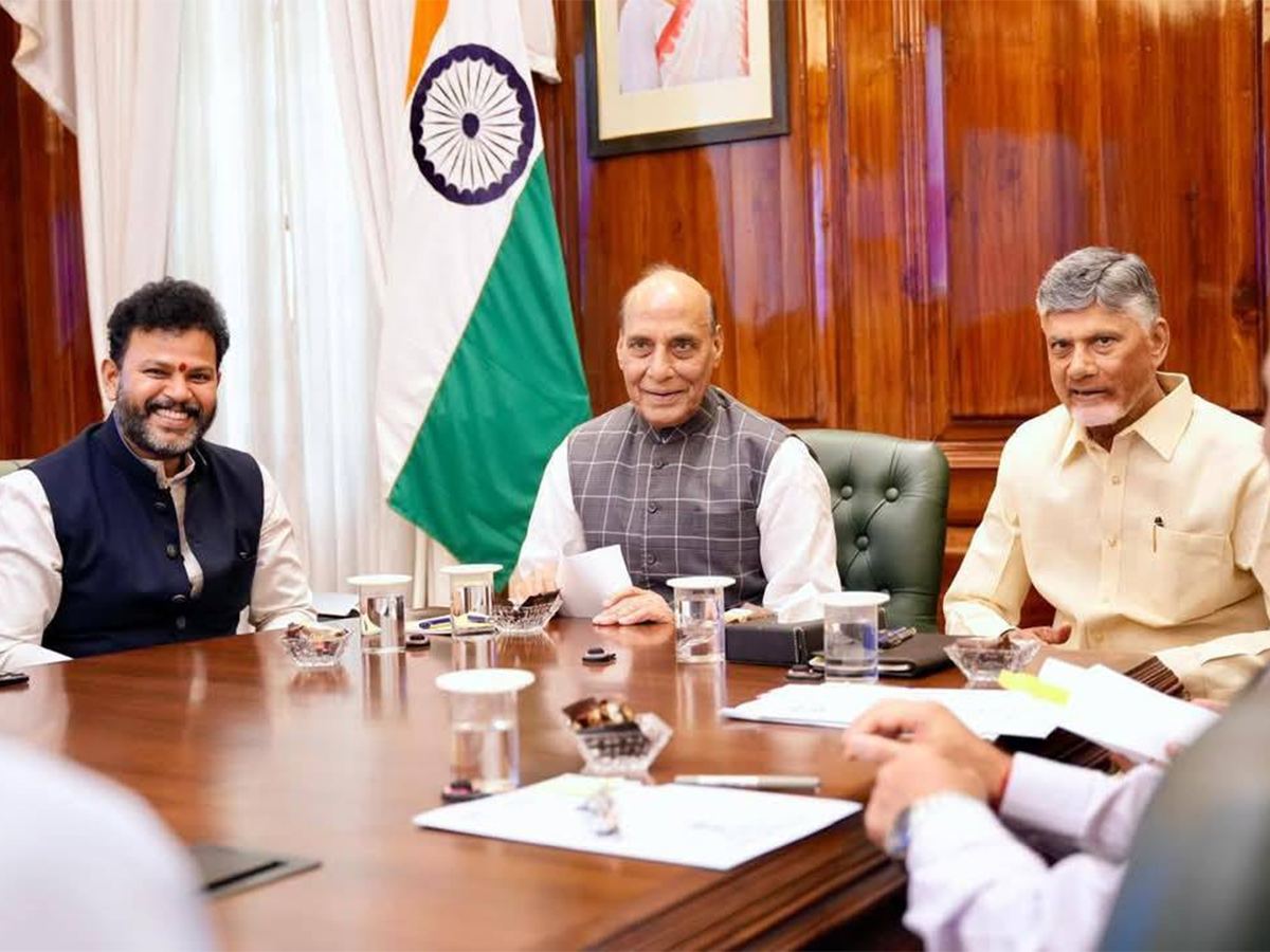 Chandrababu Delhi Visit, Andhra Defence Clusters, Private Space City, Missile Testing Andhra