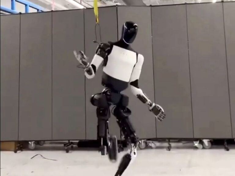 Elon Musk's Tesla Bot Dance