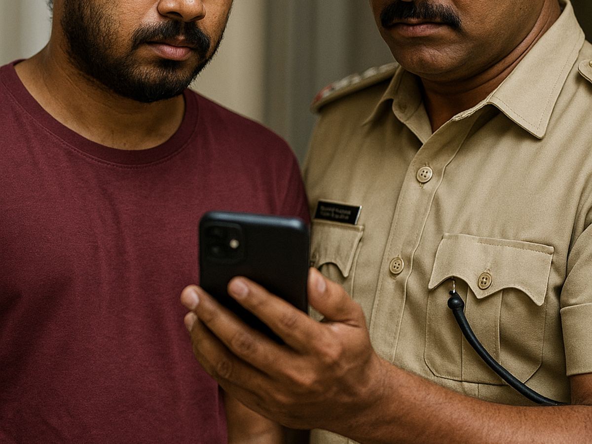 Bengaluru cop checked his WhatsApp and hidden photos