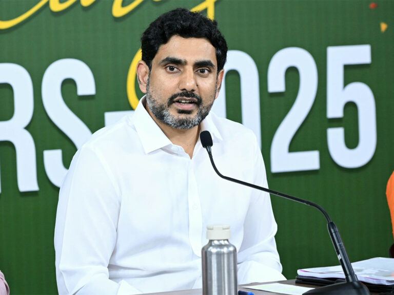 Nara Lokesh Puts 'Partilu Choodam' in Practise