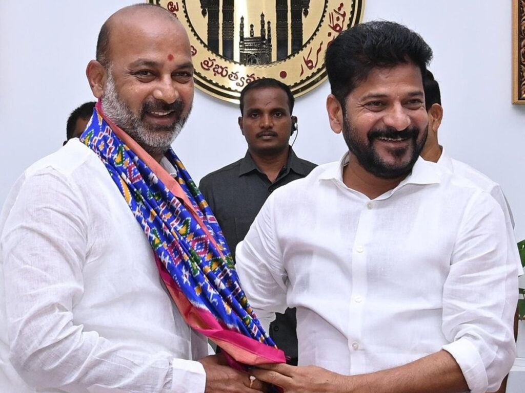 revanth-reddy-personal-invite-to-bandi-sanjay