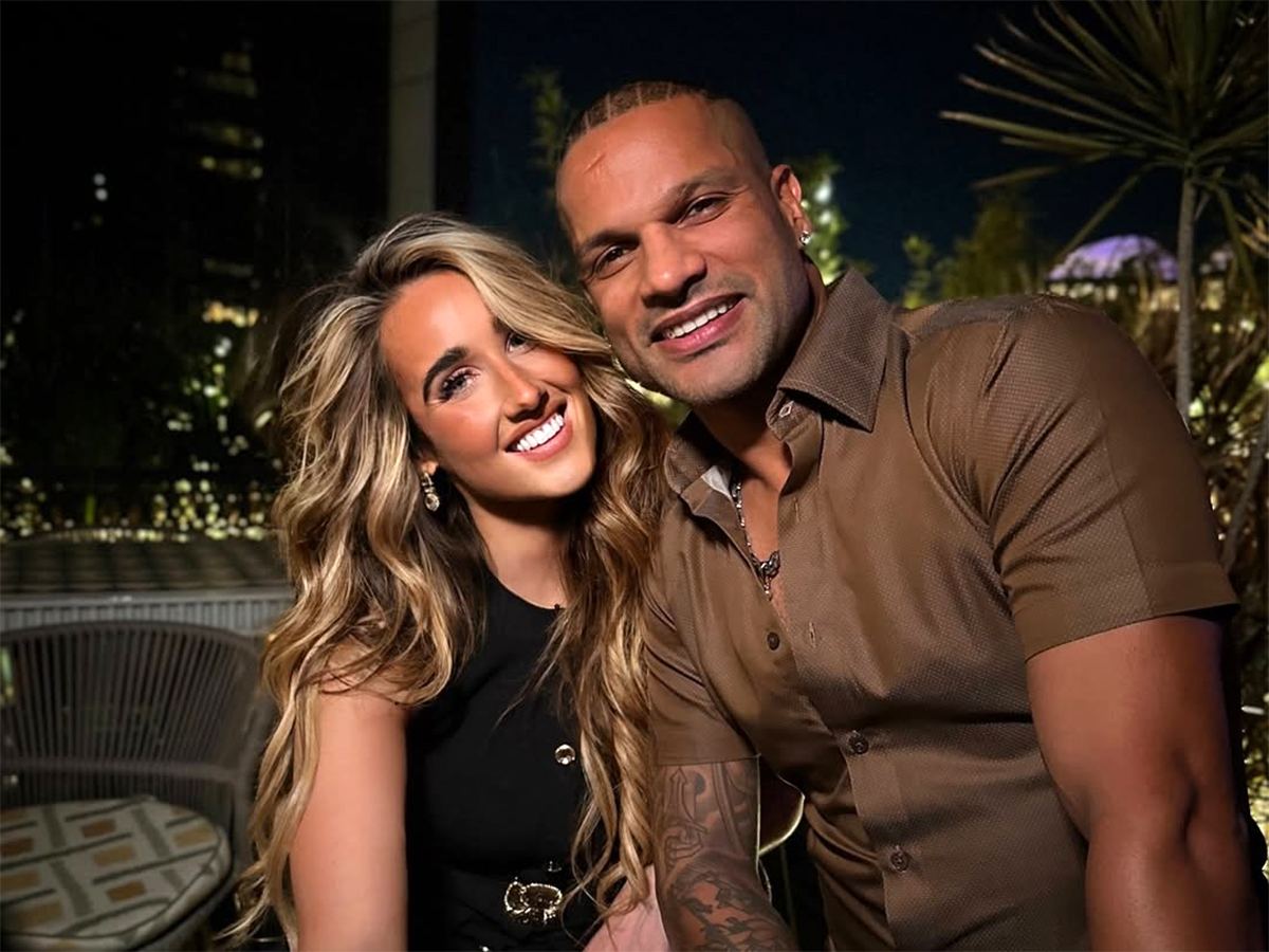 Shikhar Dhawan Sophie Shine