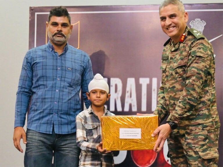 Shravan Singh helps Indian Army