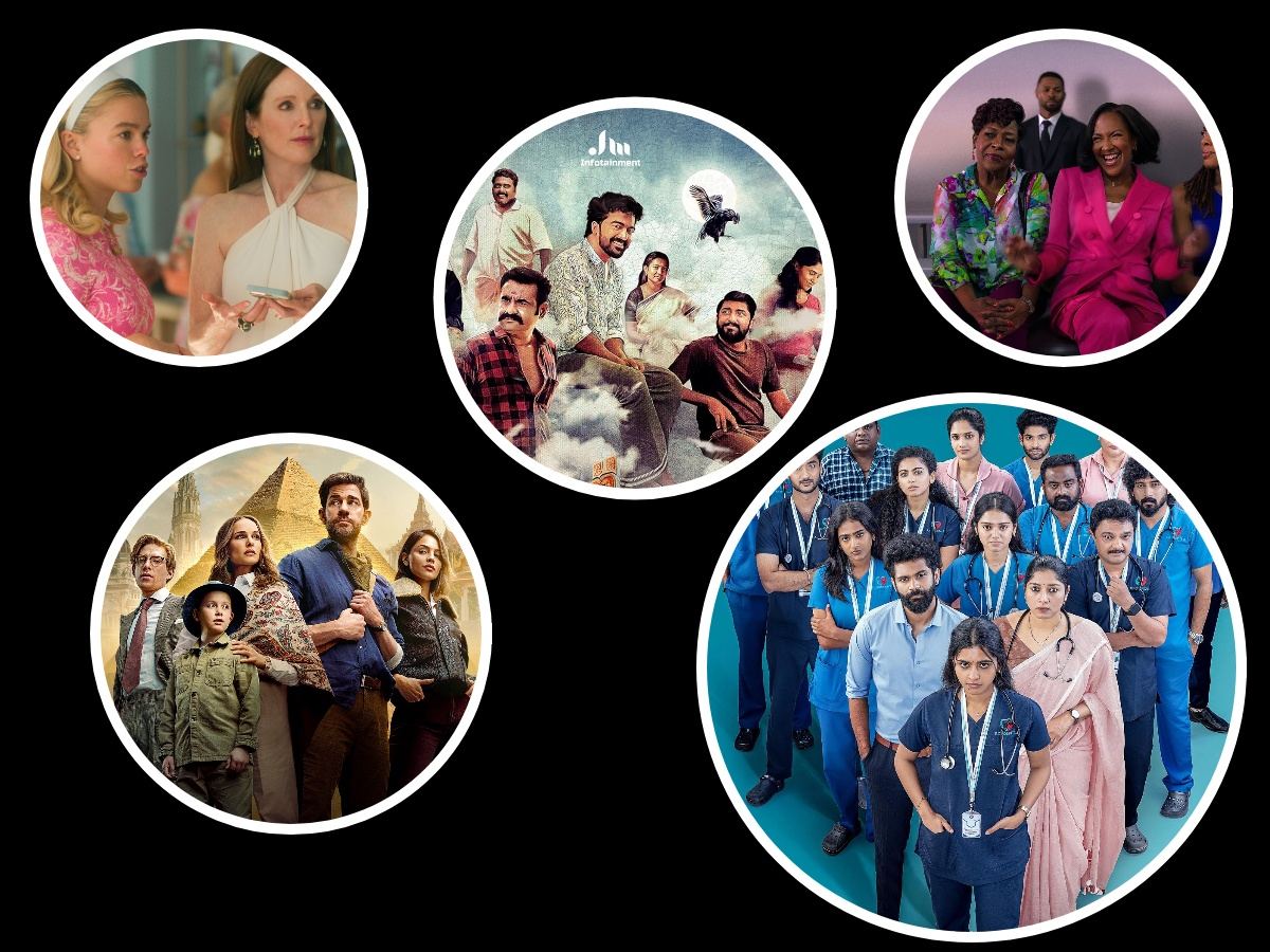 Sirens, She The People, Big Mouth: Season 8, Fear Street: Prom Queen, Truth or Trouble, Landman, Heart Beat Season 2, Hunt, Parannu Parannu Parannu Chellan, Fountain of Youth, Motorheads, Ouseppinte Osiyathu, Sumo, Vallamai, Abhilasham