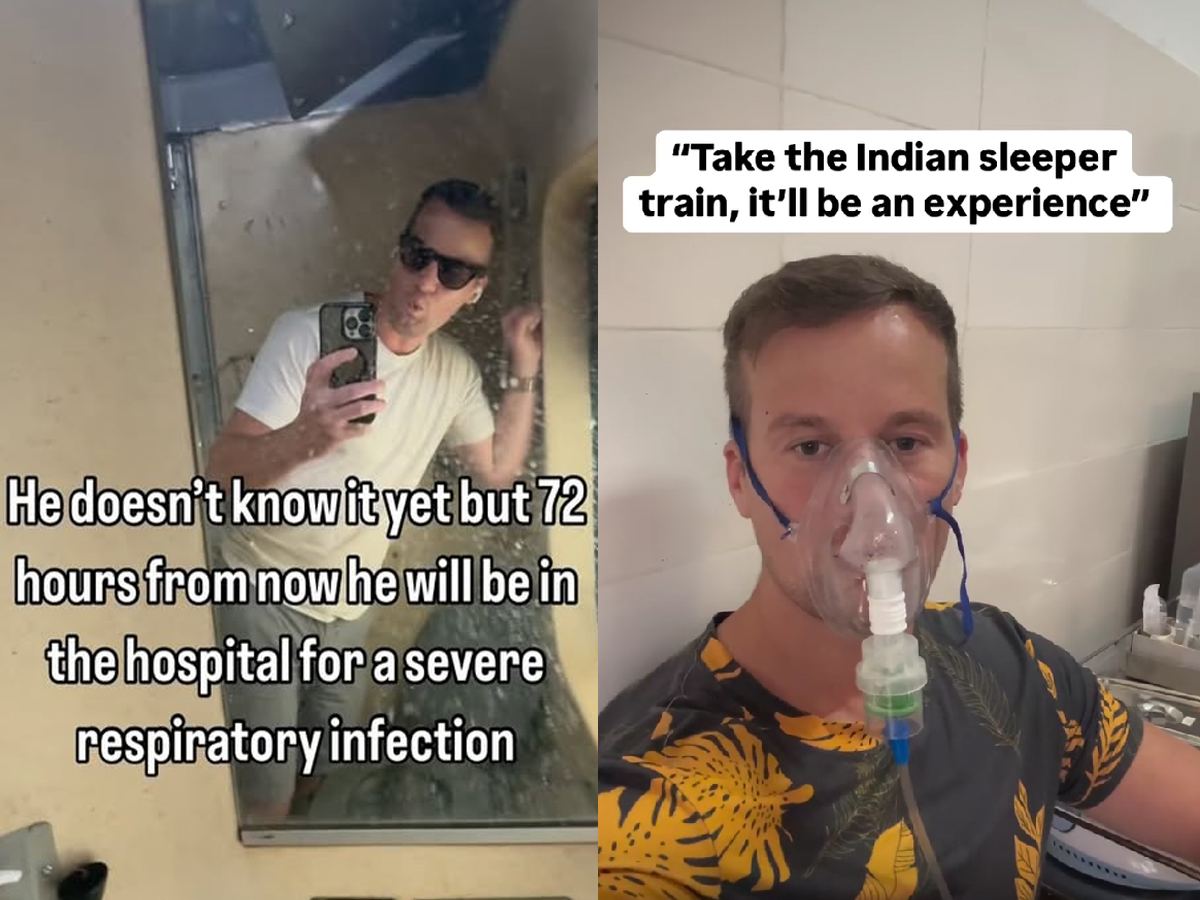 US Vlogger Indian Train Journey Almost Killed Me