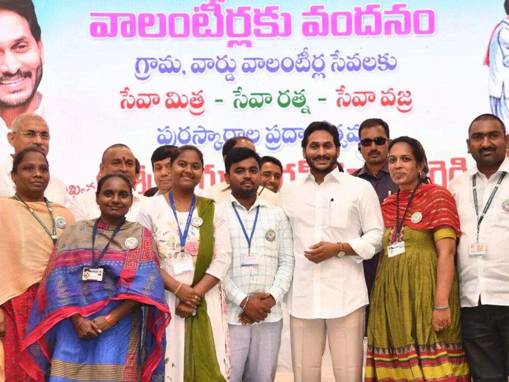 Volunteers are also responsible for YSR Congress Party defeat