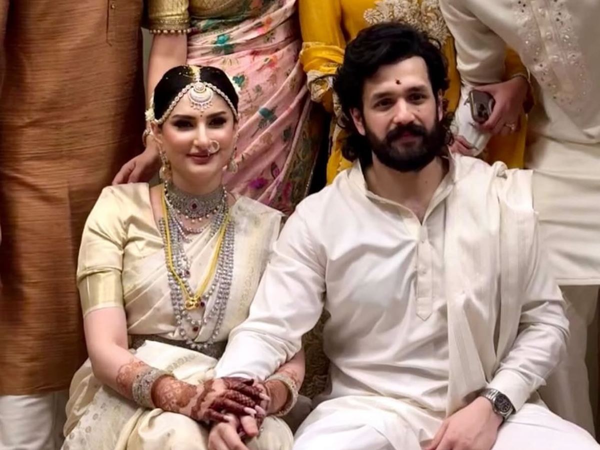 Akhil Akkineni Ties The Knot With Zainab Ravdjee