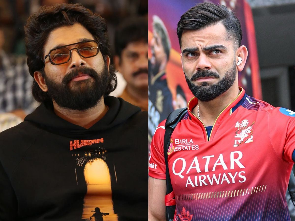 Allu Arjun Virat Kohli