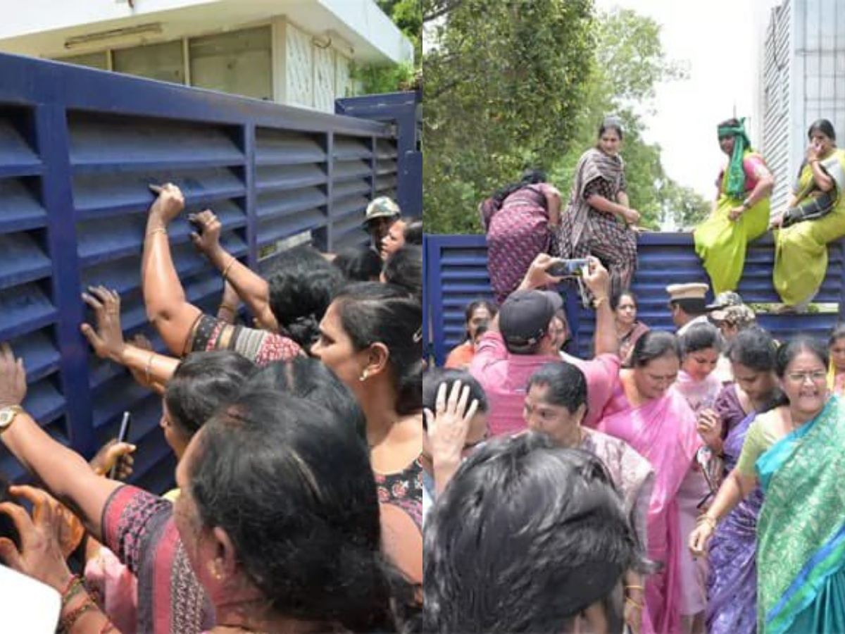 Attack On Sakshi Office: Blue Media's Hallucination