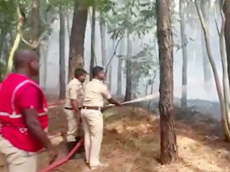 Fire at Srivari Padalu in Tirumala