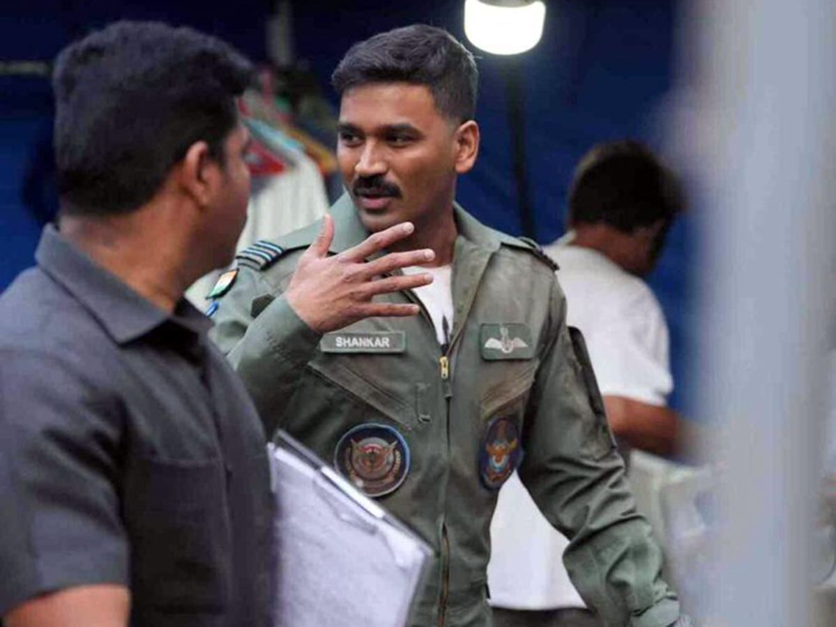 First Look: Dhanush Turns Air Force Officer for Tere Ishk Mein!