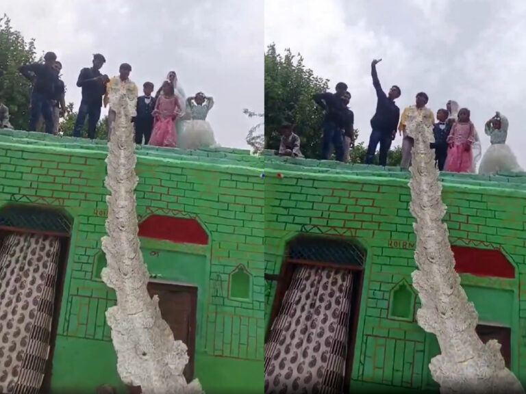 Groom’s Ridiculous Cash Stunt