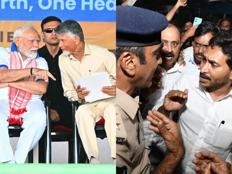 Jagan Faces Cases Chandrababu Naidu Earns PM Modi Praise