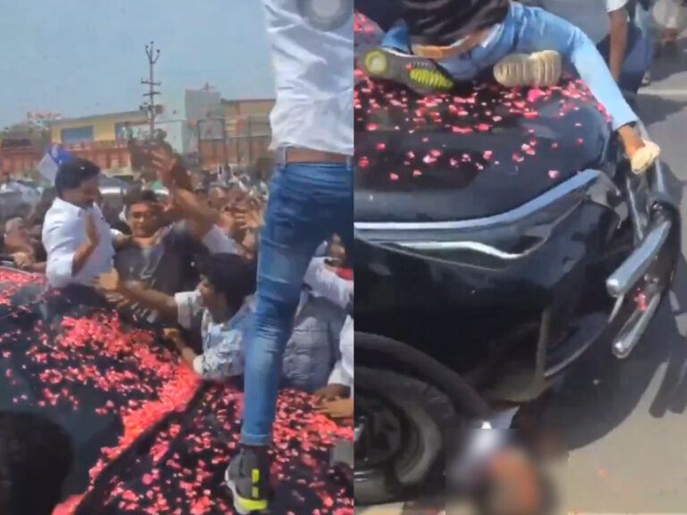 Jagan's Vehicle Killed Man