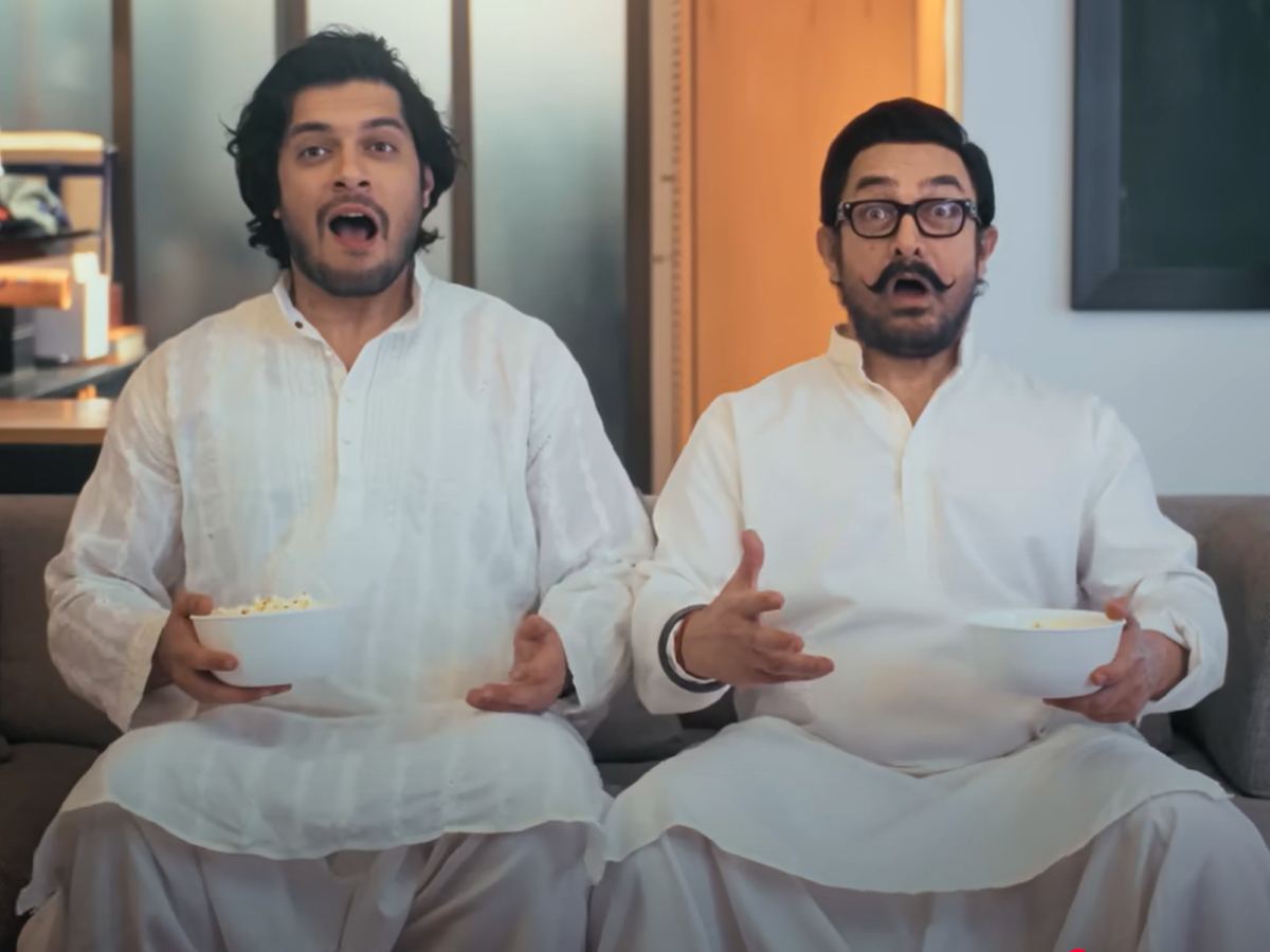 Aamir Khan in Sitaare Zameen Par promo ad