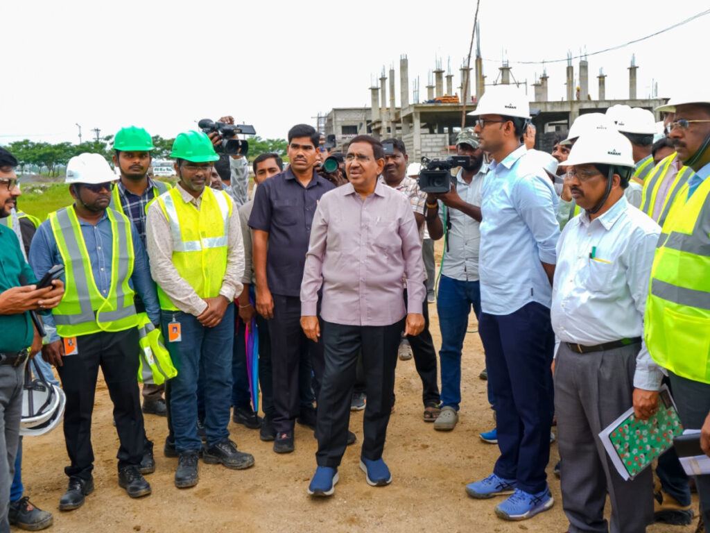 Amaravati Construction Work in Full Swing