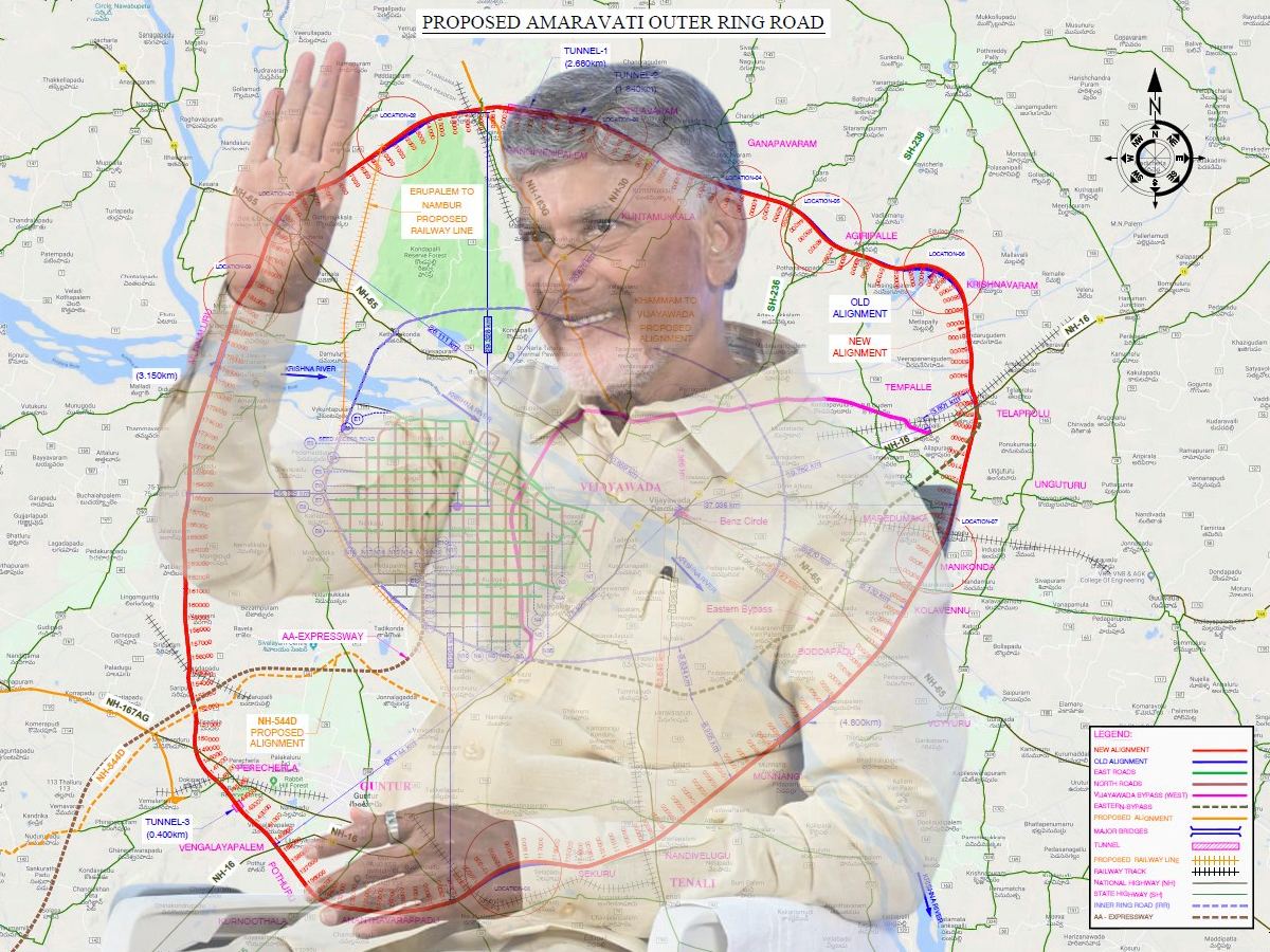 Amaravati ORR 4.5X Than Hyd ORR