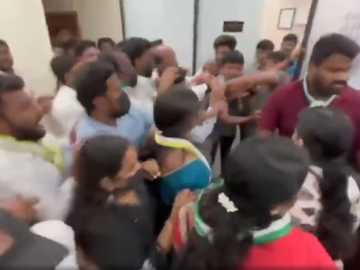 Attack On Teenmaar Mallanna Office