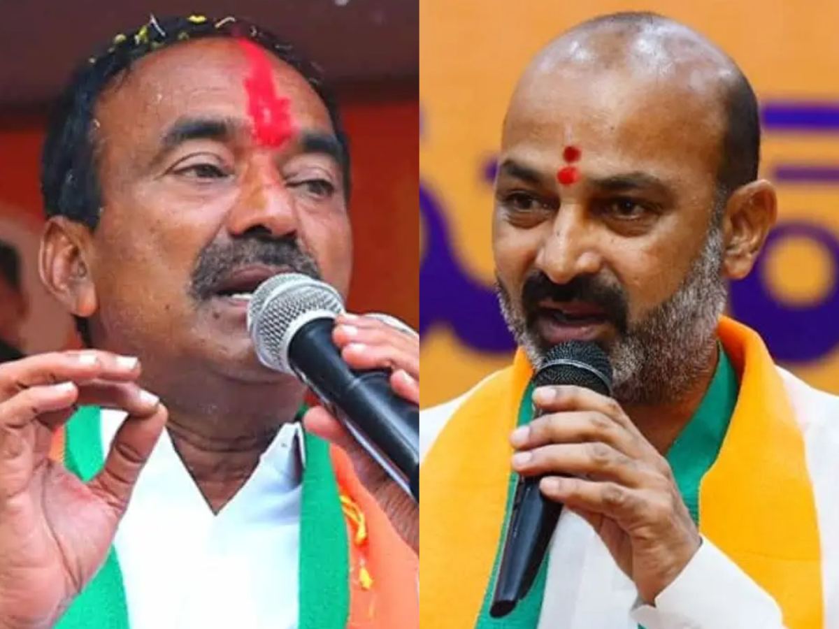 Bandi Sanjay-Eatala Rajendar War of Words: Eatala Gets Warning