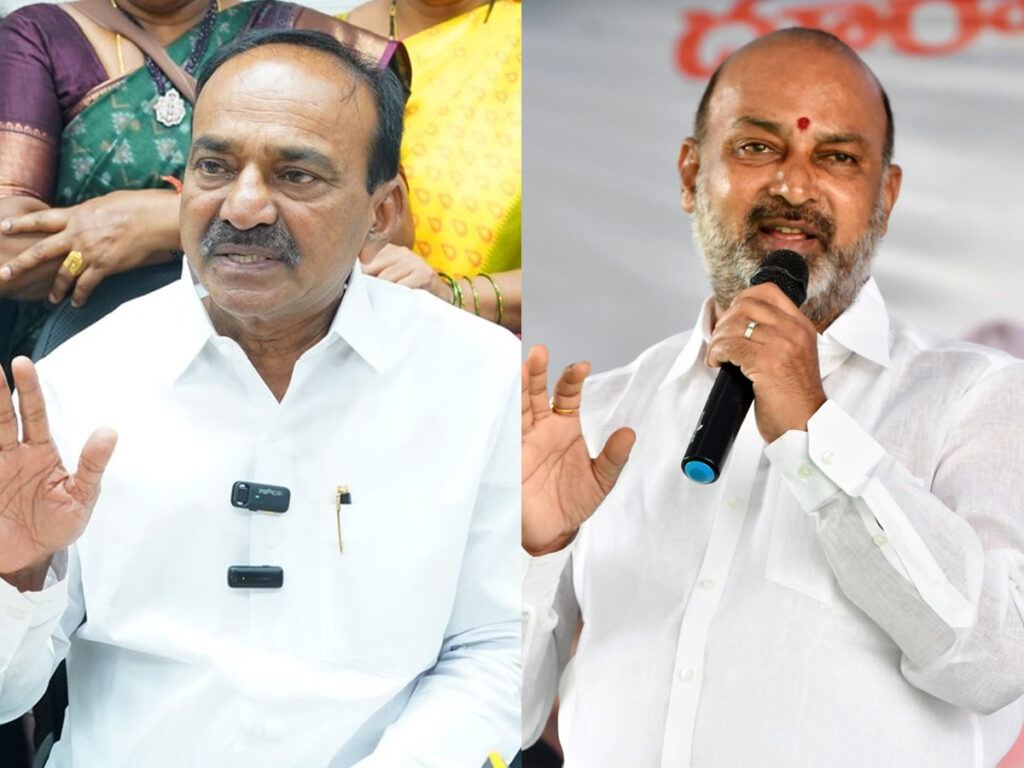 Eatala Rajender Vs Bandi Sanjay