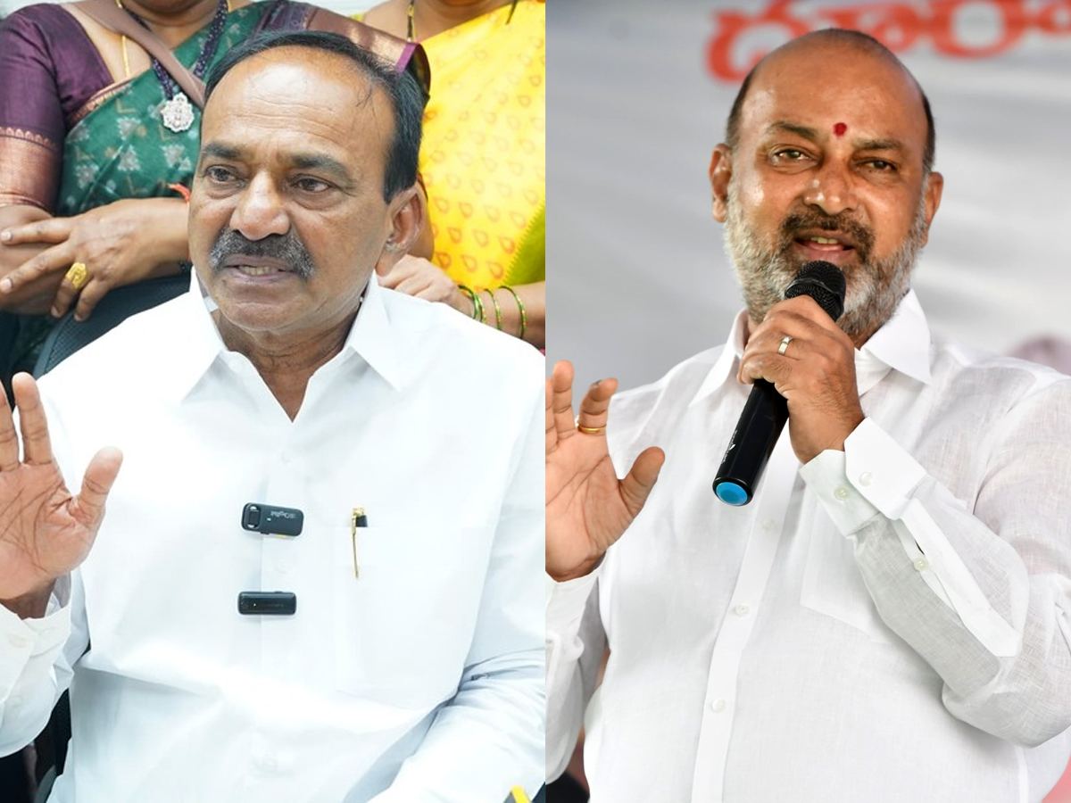 Eatala Rajender Vs Bandi Sanjay