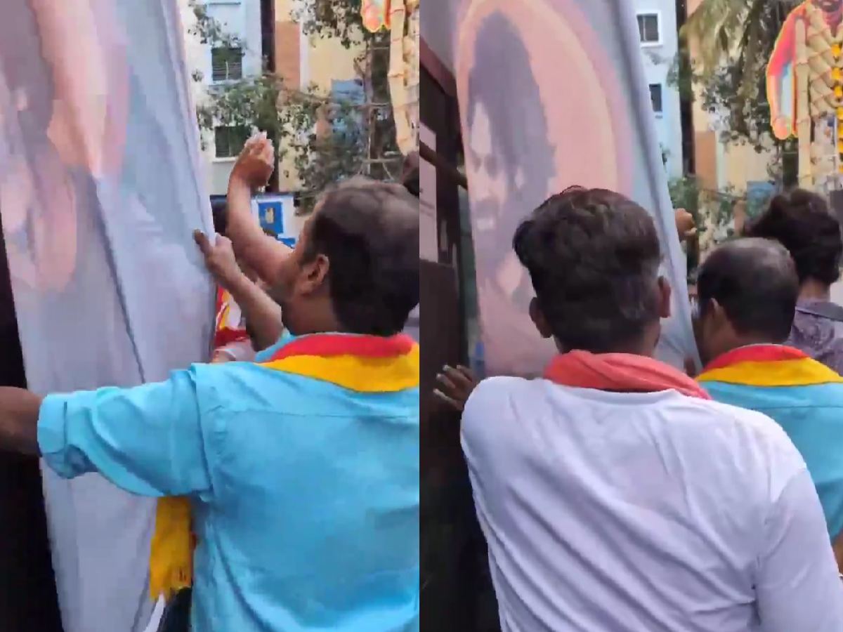 Kannada Fans Protest Hari Hara Veera Mallu Banners