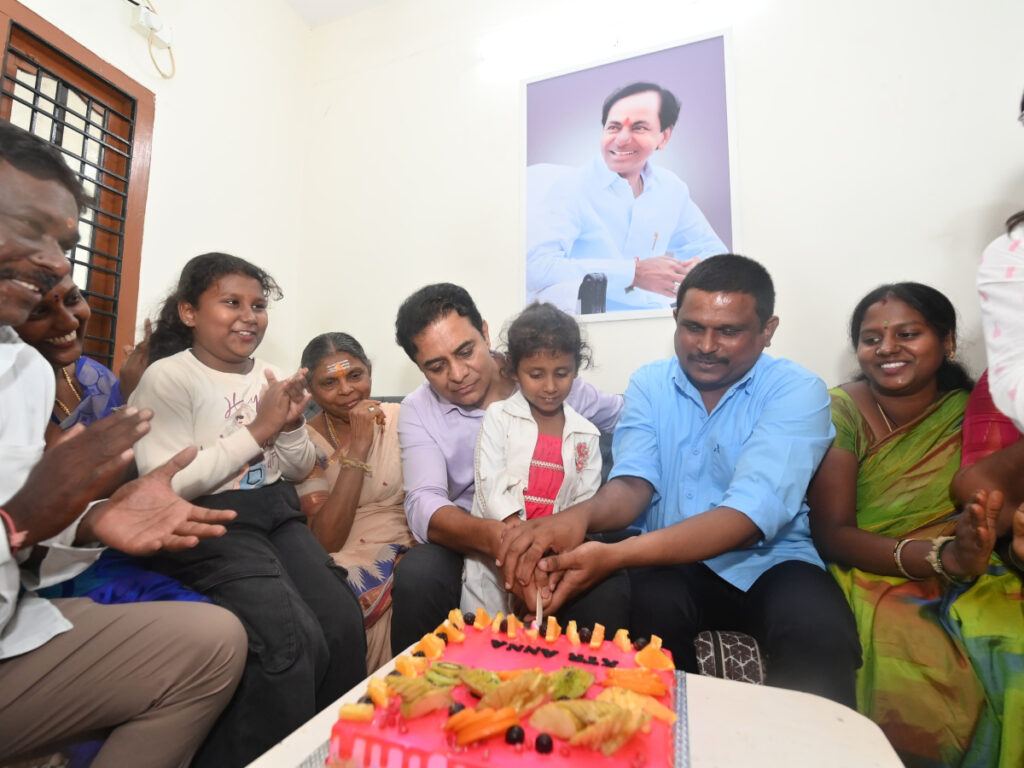 KTR Celebrates Birthday @ Nalla Balu House