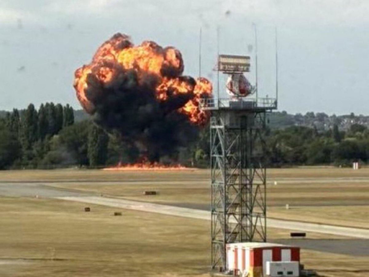 London Plane Crash: Fireball Erupts After Takeoff