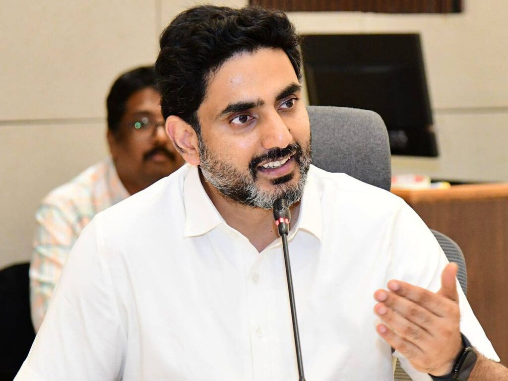 Nara Lokesh Goes Hi-Tech