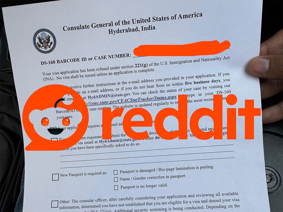 Everything seemed to be going smoothly until the visa officer brought up Reddit. Not Facebook, not Instagram—just Reddit.