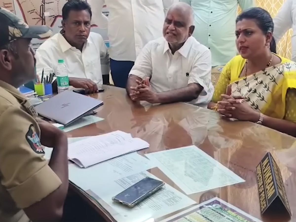 Roja Lodges Complaint Against Nagari MLA Gali Bhanu Prakash