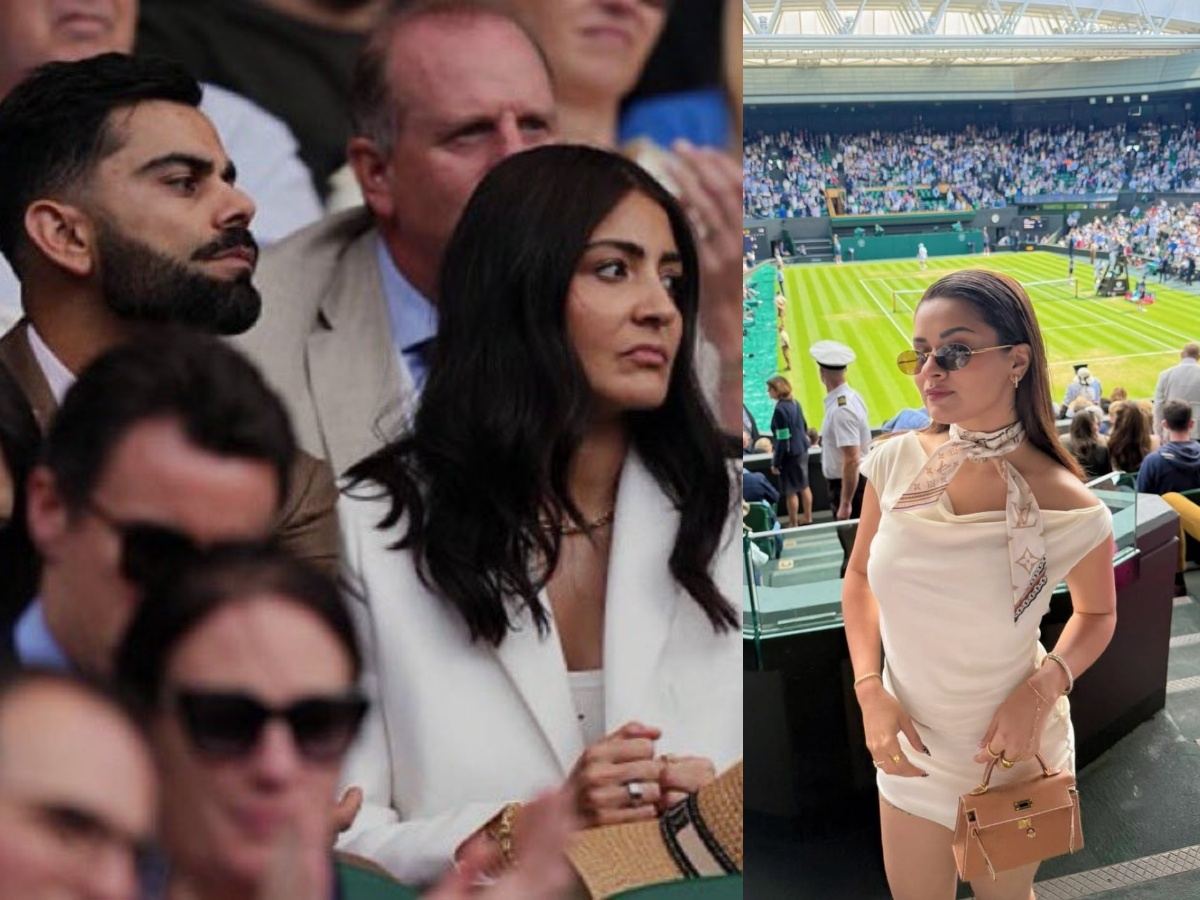 Virat Anushka & Avneet at Wimbledon