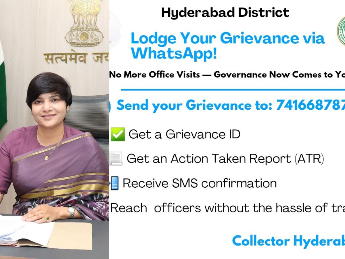 Whatsapp Governance in Hyderabad