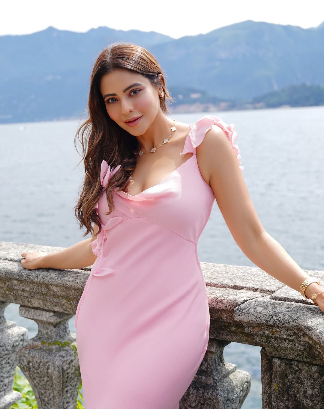Radiant Aamna Sharif in Pink Cuteness Overload sets chic fashion tone.