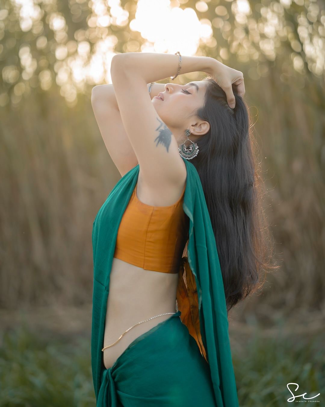 Trendy outfit complements Waist Chain on Point: Abhimanika stylish look.